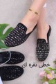 کفش-صندل-زنانه-جلو-بسته-گوچی-نگینی