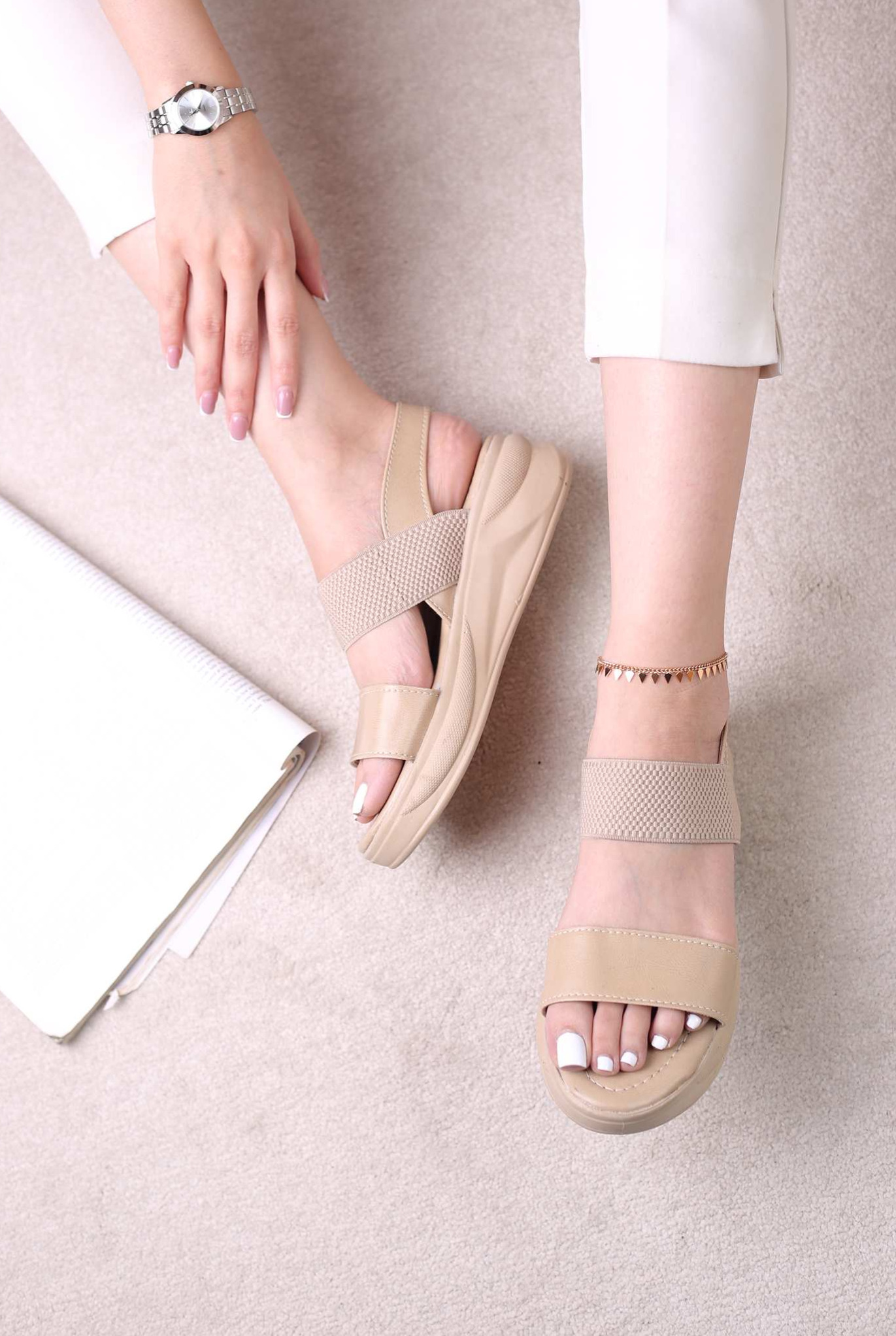 کفش صندل زنانه رکابدار محیا